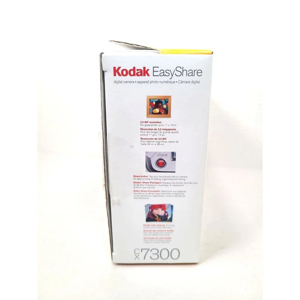 Kodak Easyshare CX7300 Digital Camera Silver 3.2 MP 1.6